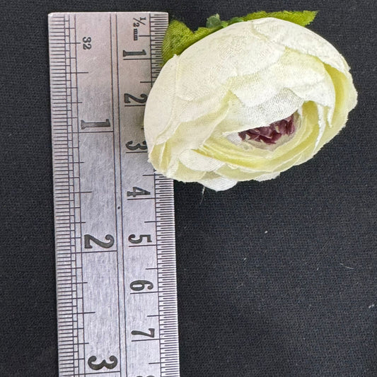 Peony Flowers- 5 Pieces shade 14- White