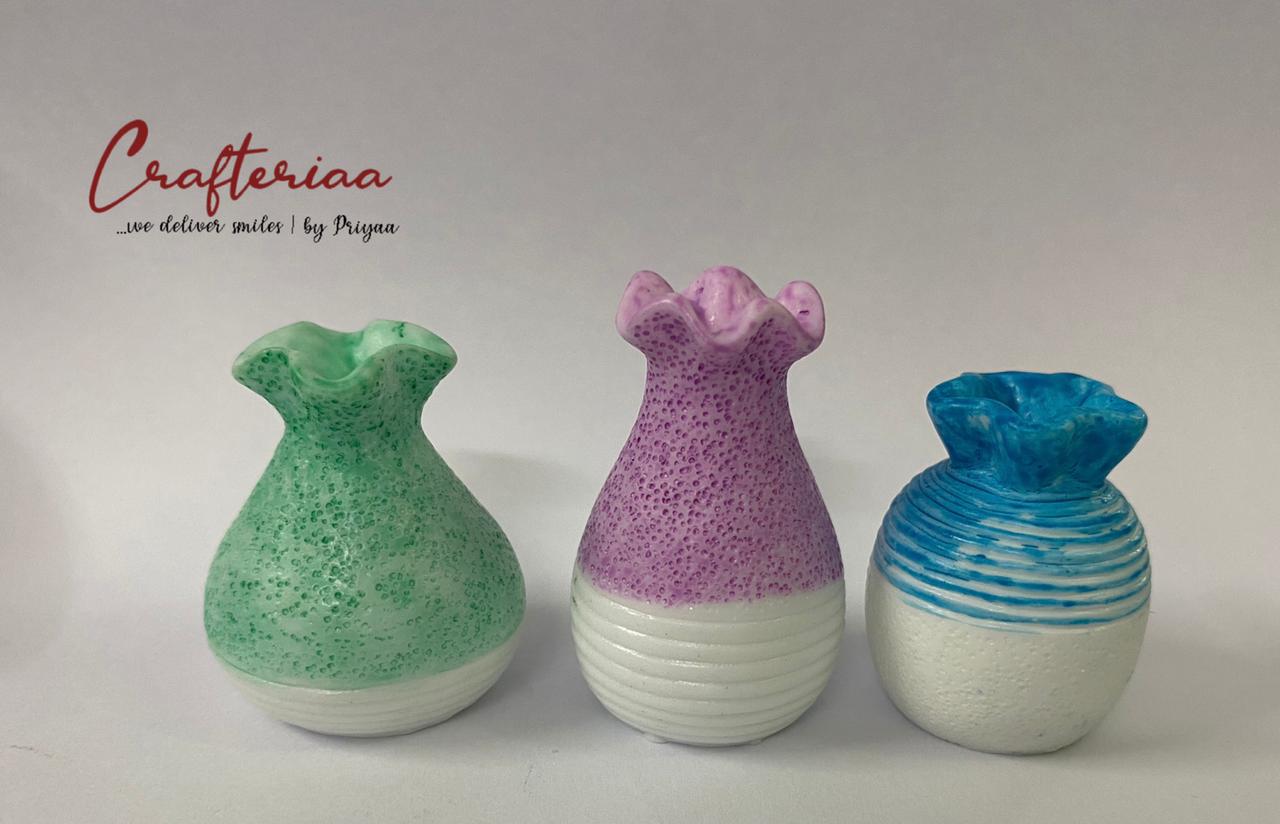 Vase / pot – minitaure 3 pieces – design 73