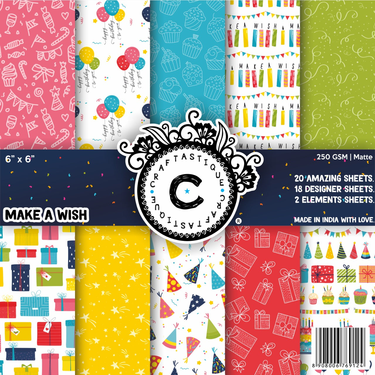 Make a Wish- 6×6 inch