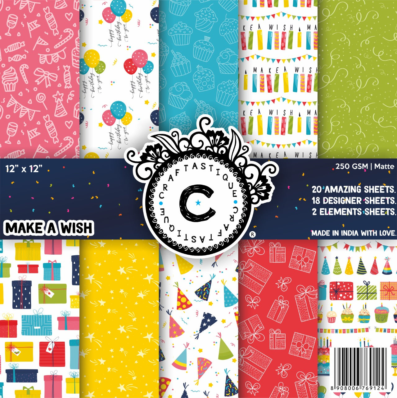 Make A Wish 12x 12 inch