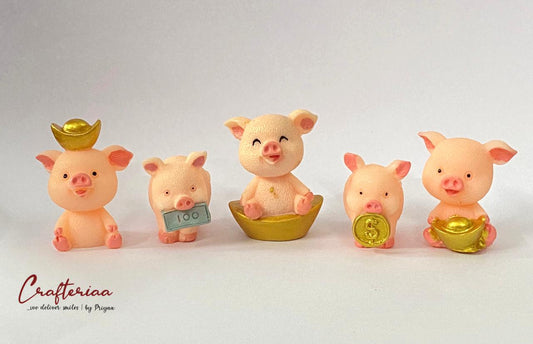 Miniature Pig 5 pieces – design 92