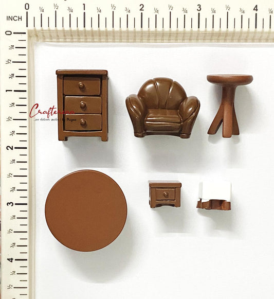 Miniature Furniture Sofa Set 6 pieces – design 98