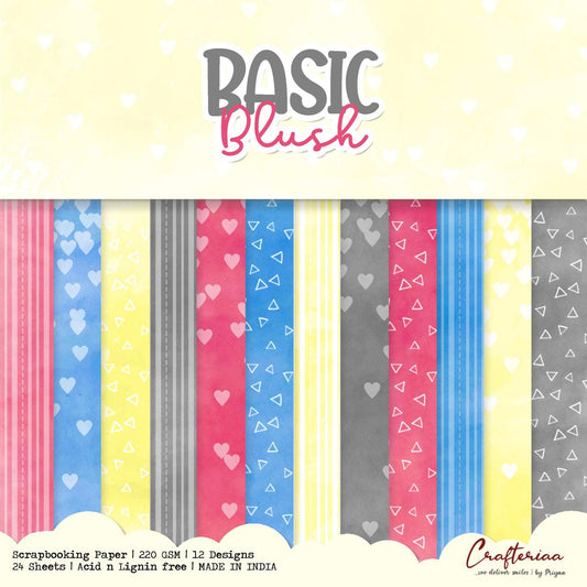 Basic Blush- 12×12 inches- 24 Sheets