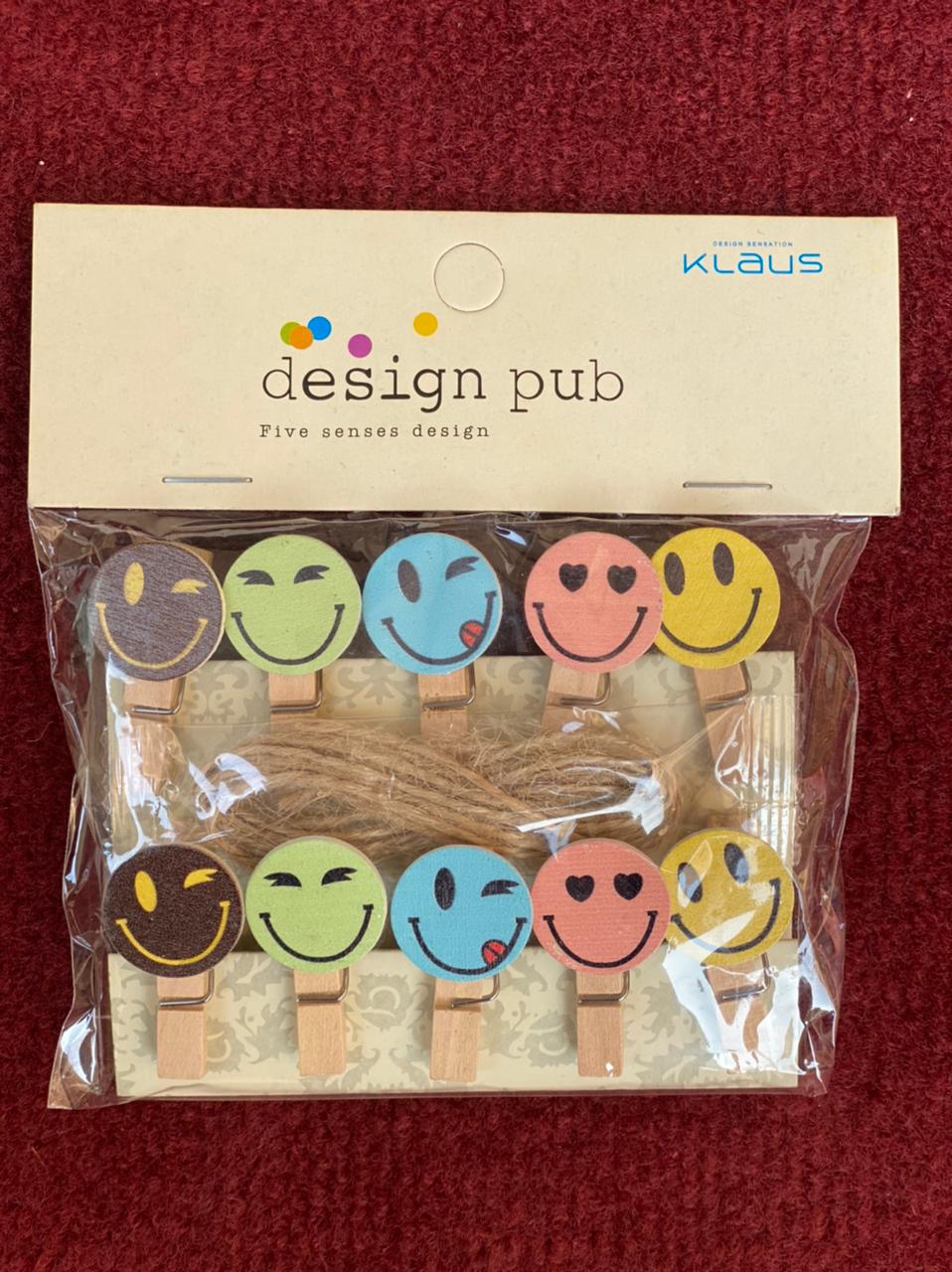 Clip – Smilie – 10clips - design 26