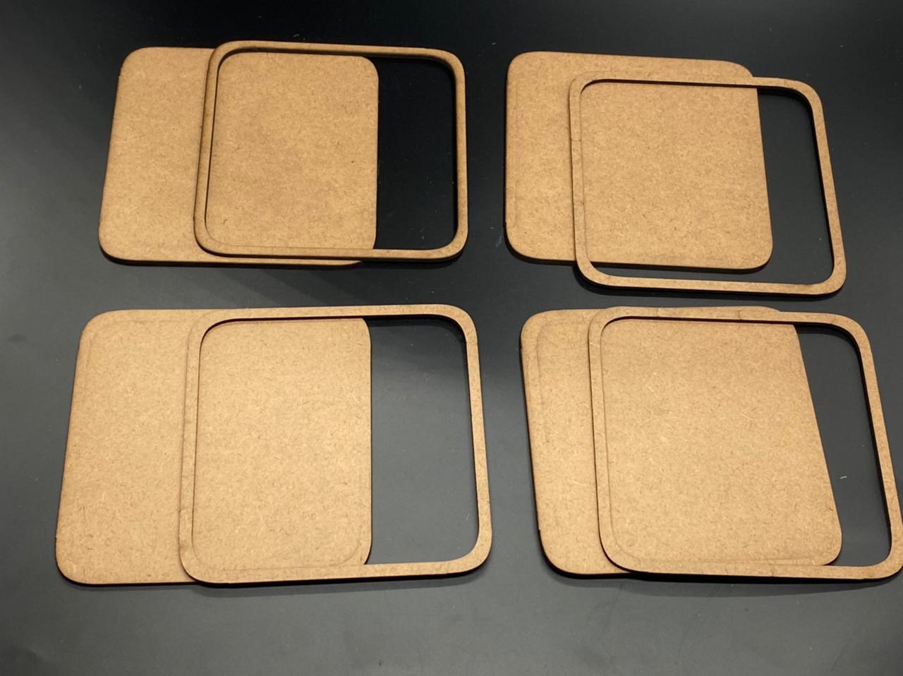 Coasters Set – Square, 4 pieces