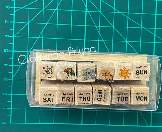 Weekly Days Stamp Set - CPST-5