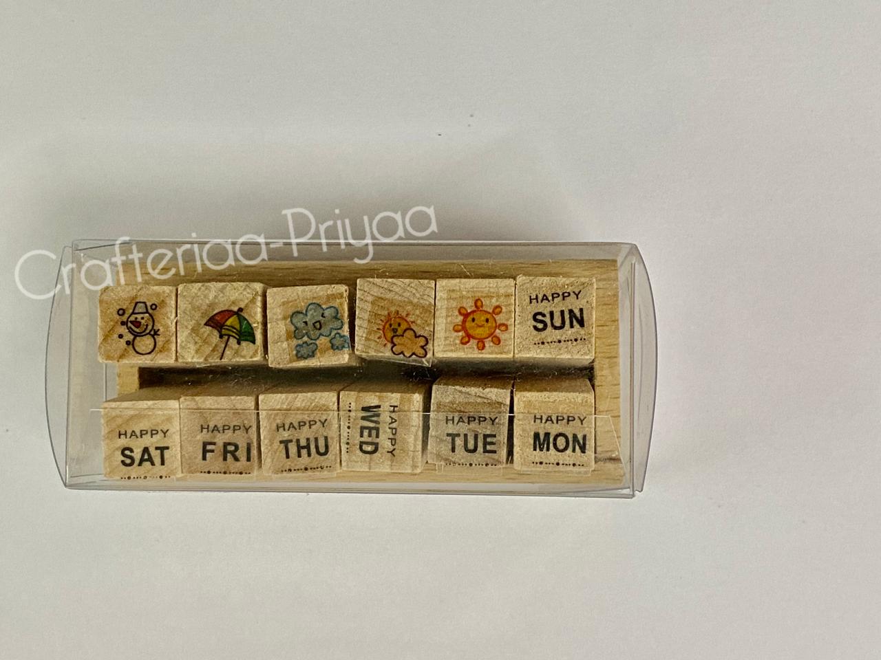 Weekly Days Stamp Set - CPST-5