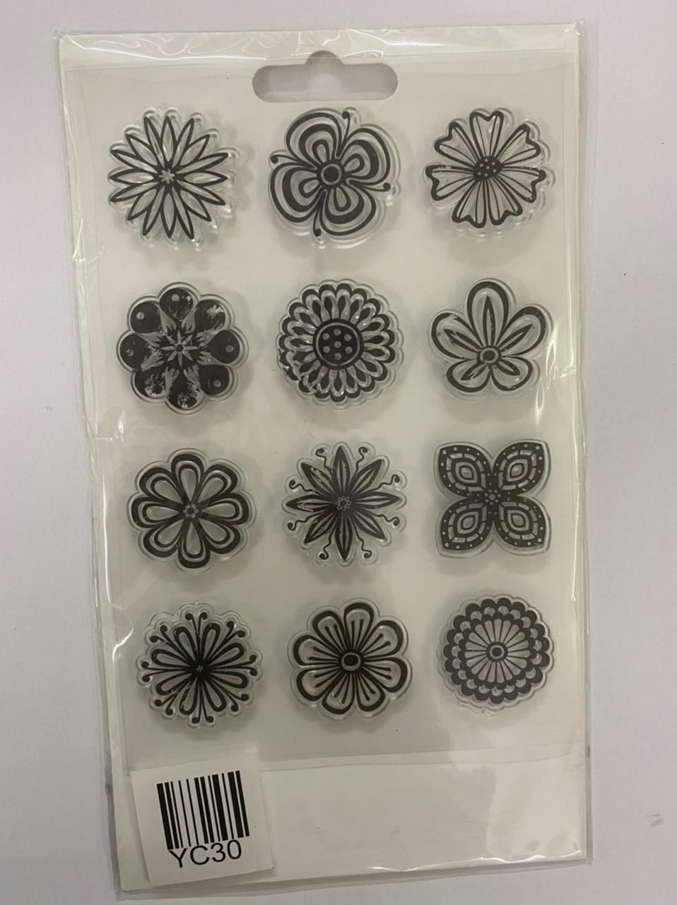 Clear Rubber Stamp- Elements- yc-30