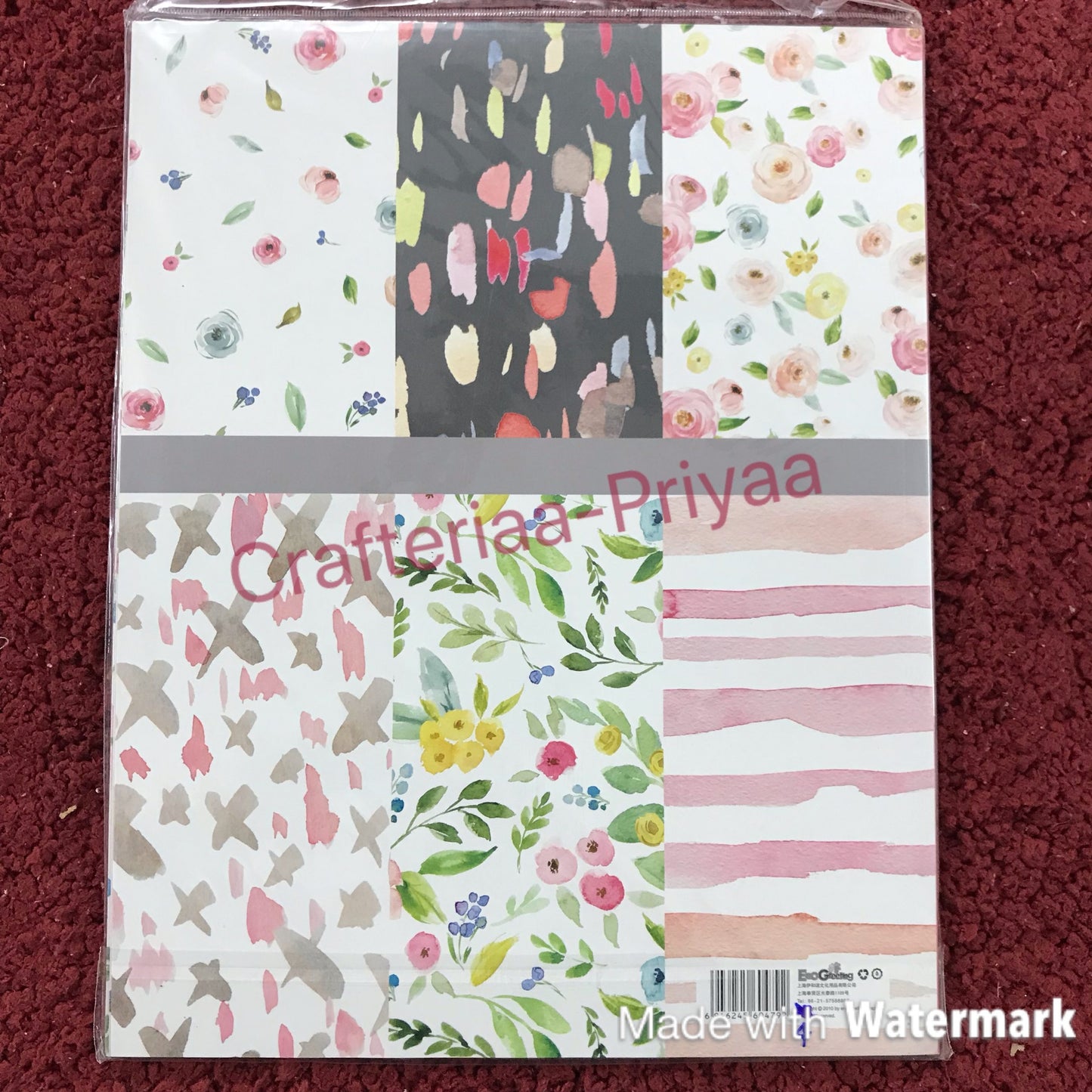 Wrapping Book– 24 Sheets , Design 12