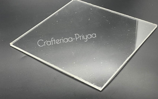 Acrylic Sheet- 6 x 6 inch