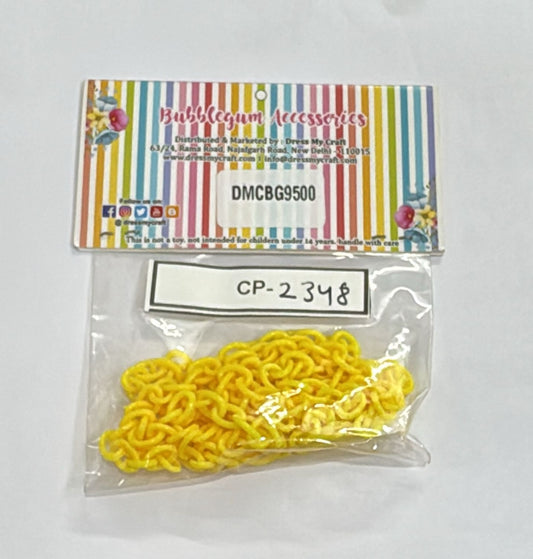 Acrylic Chain #2 – Yellow