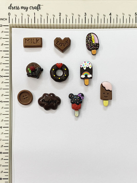 Food Miniature 10 pieces – design 133 Chocolate