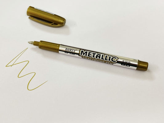 Gold Metallic Marker – 1 Piece