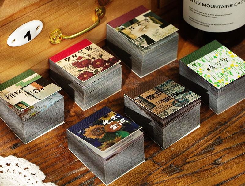 Vellum Ephemera Set of 365 sheets- (5×4 cm)- Combo