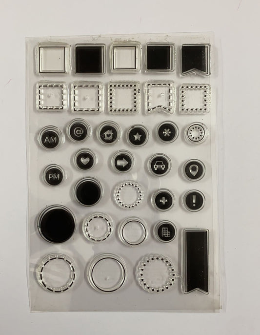 Clear Rubber Stamp- YC 97