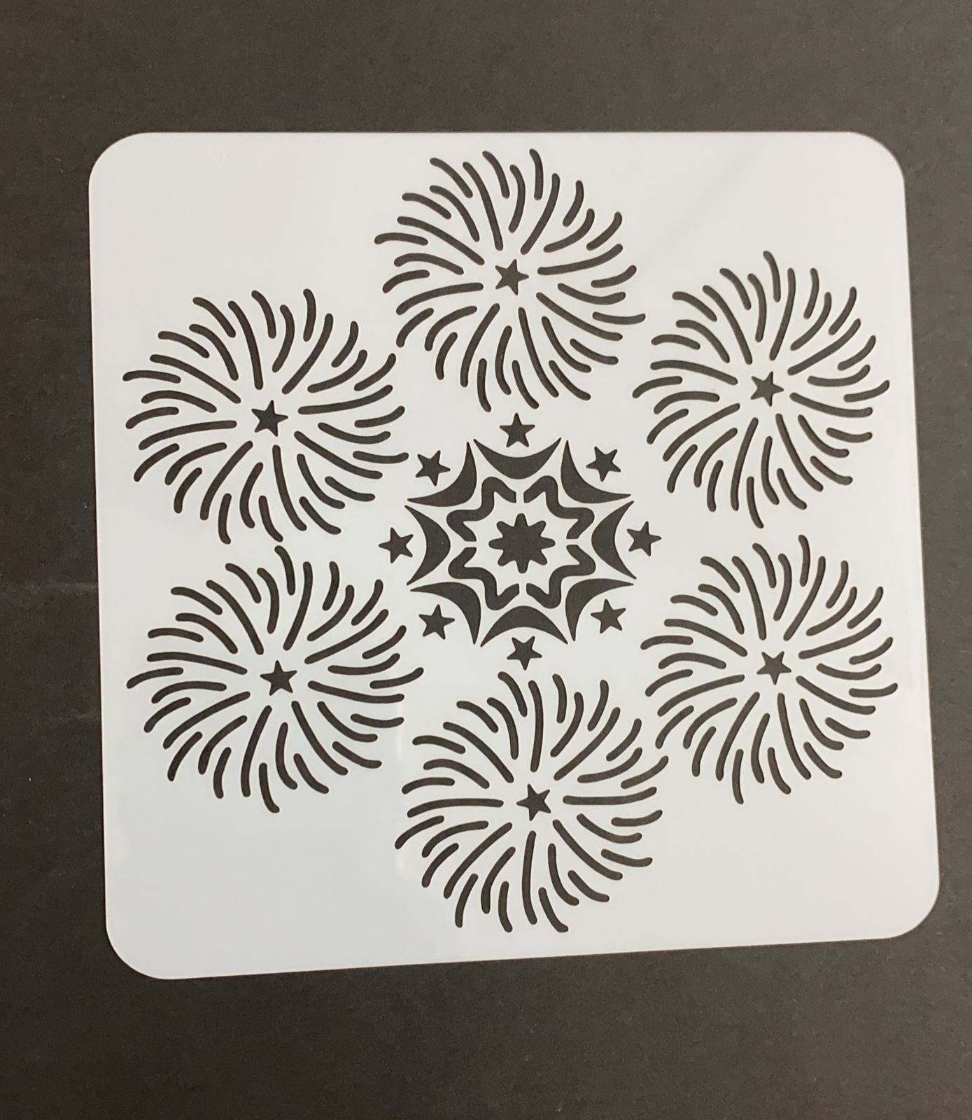 5×5 inch – Stencil Design -17