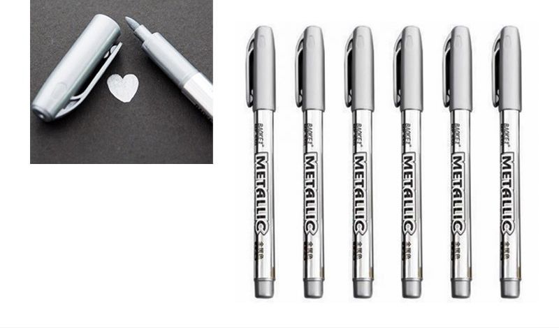 Silver Metallic Marker – 1 Piece
