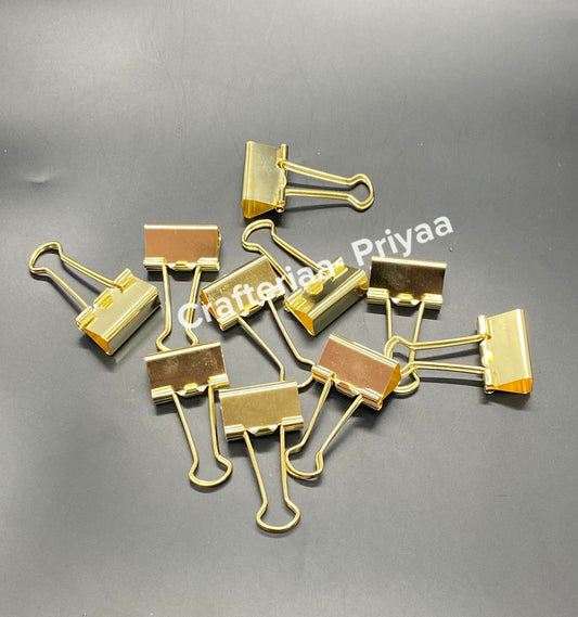 Binder Clip Gold Design No – 6