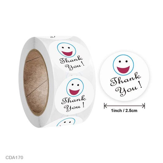 Thank you Sticker – 500 pieces each roll – CDA170