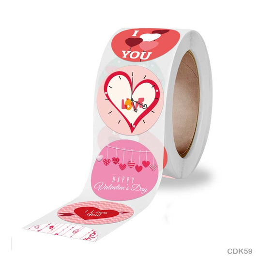 Love Sticker Roll – 500 pieces each roll – CDK59