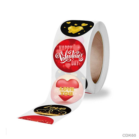 Love Sticker Roll – 500 pieces each roll – CDK60