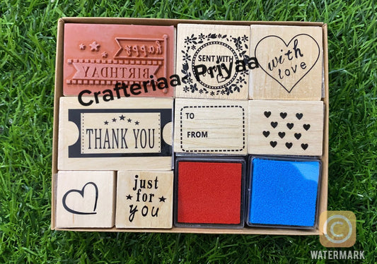 Wooden stamp set - CPST-12