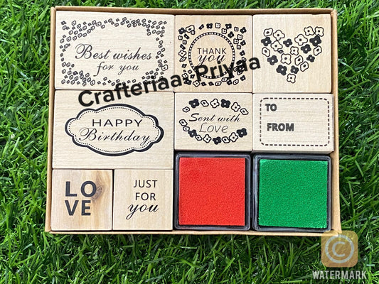 Wooden stamp set - CPST-13