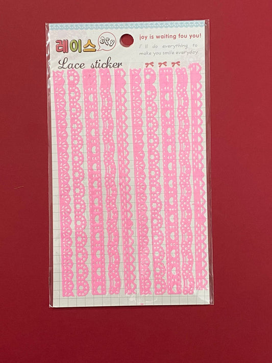 Lace Sticker – design , CPJ415
