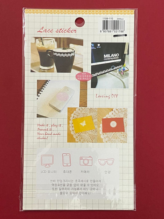 Lace Sticker – design , CPJ414