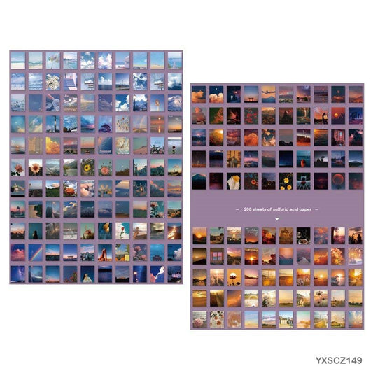 Vellum Ephemera Set of 400 sheets- (5×4 cm)