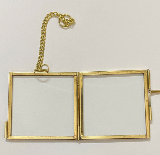 Vintage Glass Frame – 3 x 3 inch