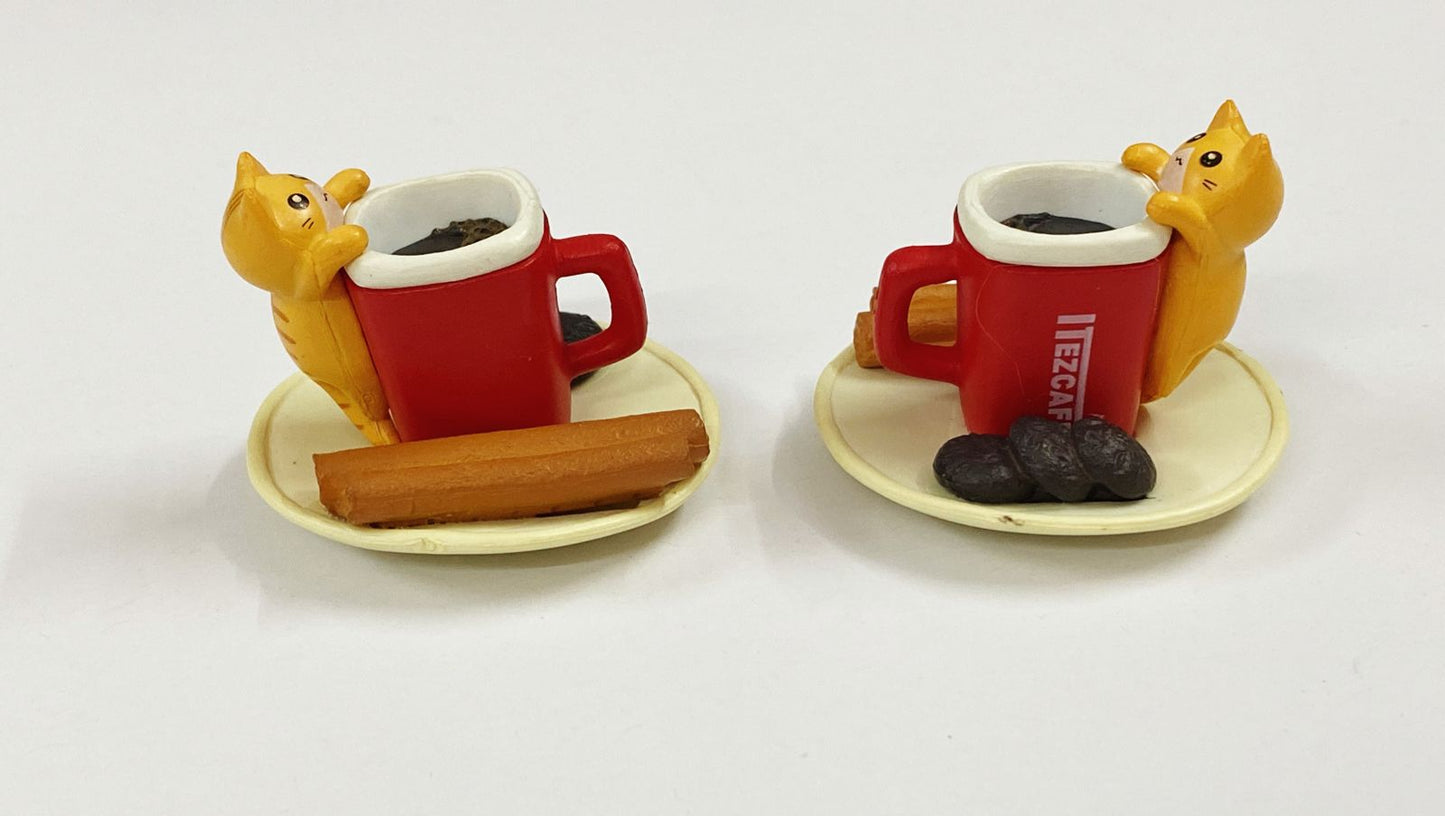 miniature – design 225 Cat with Coffee