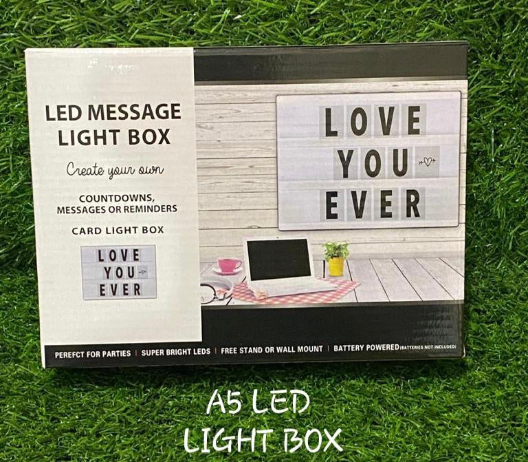 A5 LED Light Box- Black