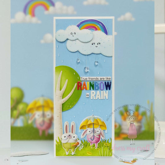 Rainy Garden Background -Transfer Me