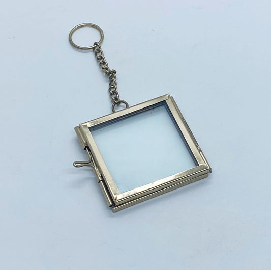 Vintage Glass Frame – 2 x 2 inch – 10 pieces- Light Gold