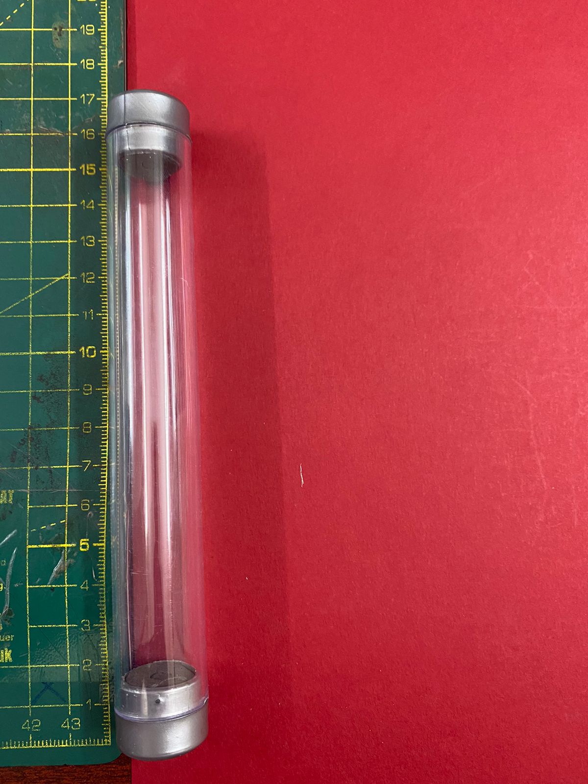 plastic tube / Box Round -10 pieces