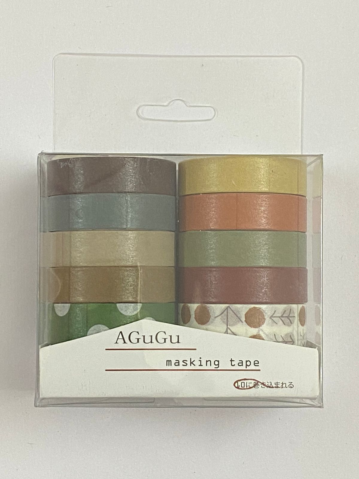 Washi Tape – Set of 10 tapes Design- F-5