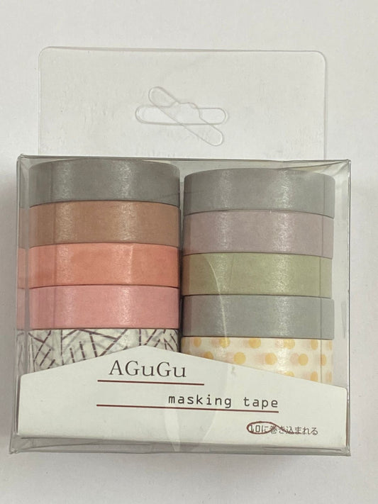 Washi Tape – Set of 10 tapes Design- F-6