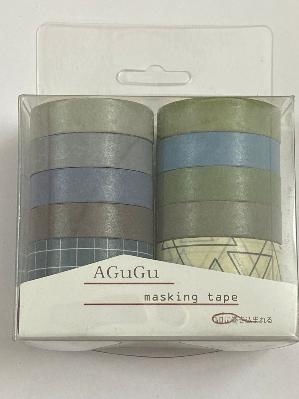 Washi Tape – Set of 10 tapes Design- F- 8