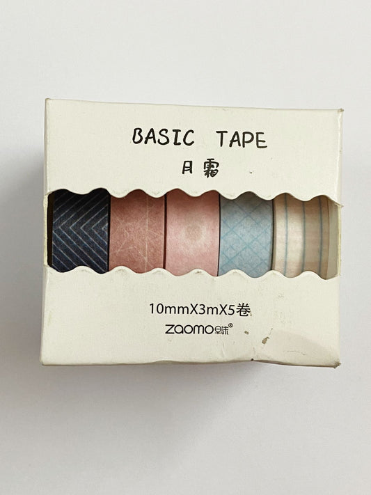 Washi Tape – Set of 5 tapes Design-QJD-5