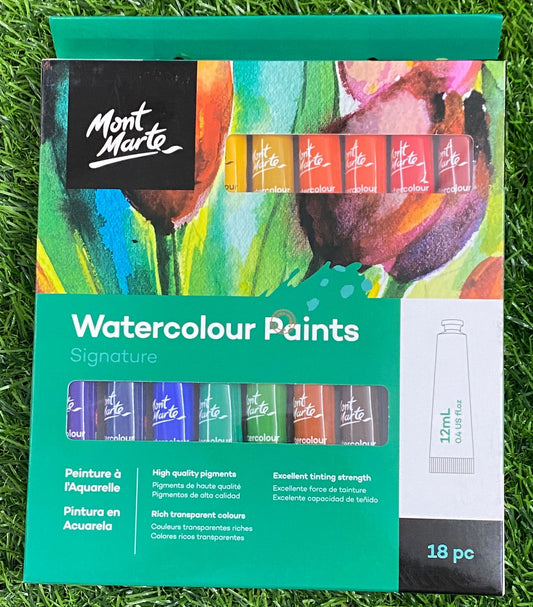 Watercolour Paints Signature 18pc – FREE SHIPPING