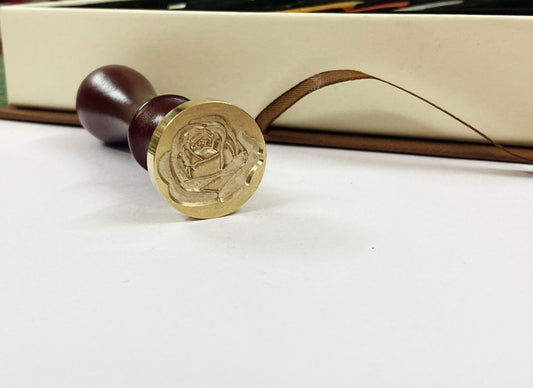Wax Seal Stamp Set- Rose design 2