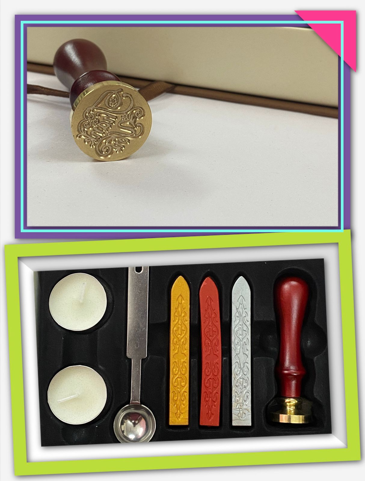 Wax Seal Stamp Set- design – Thank You