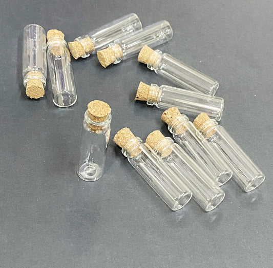 Miniature Glass Bottles, Size:11*35 MM