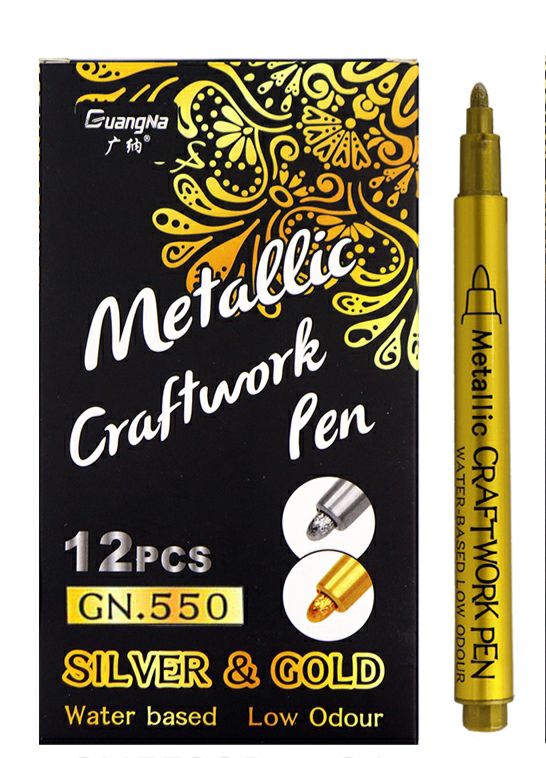 Gold Metallic Marker – 1 Piece