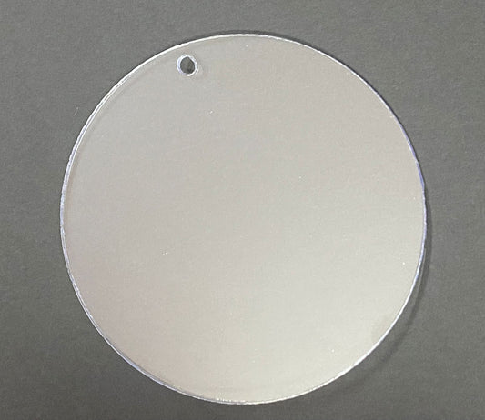 Acrylic Circle with hole- 5 inch Diameter
