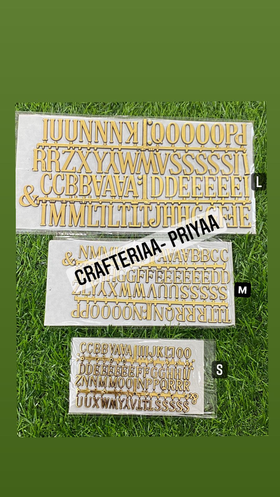 Alphabet – Combo ( 10 Large + 10 Medium + 10 Small ) FREE SHIPPING