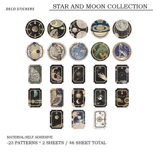 Paper Cutout – STAR AND MOON COLLECTION, CPJ 219