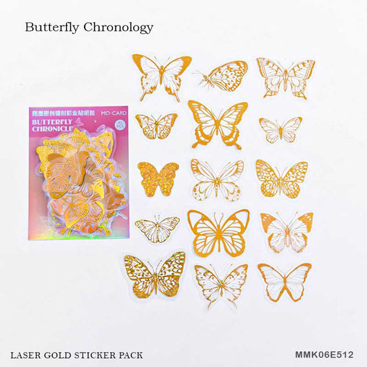 Gold Sticker – Butterfly Chronology- CPJ223