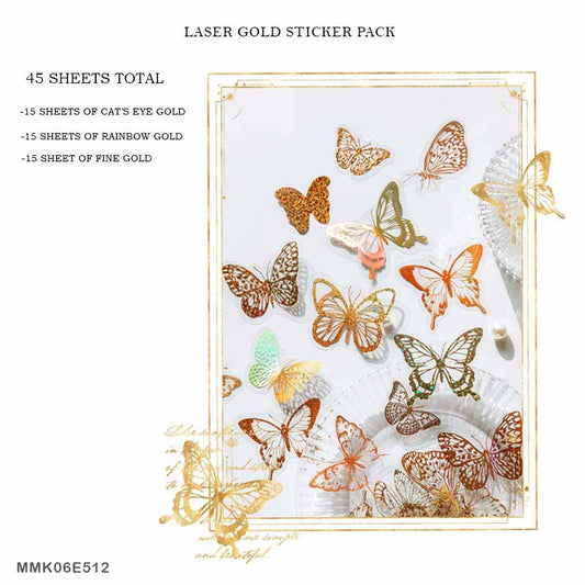 Gold Sticker – Butterfly Chronology- CPJ223